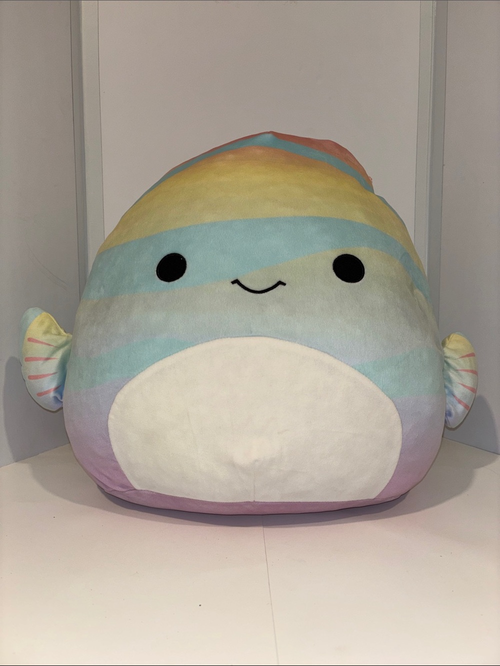 Original Squishmallow 16" Soft Rainbow Fish Plush Canda